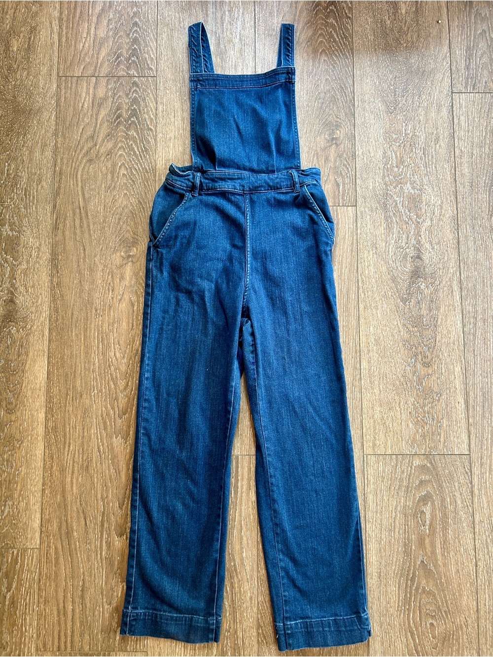 Universal Thread Dark Indigo Denim Bib Jumpsuit